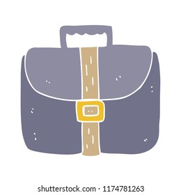 flat color illustration of briefcase