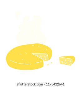 ilustración de color plano del queso