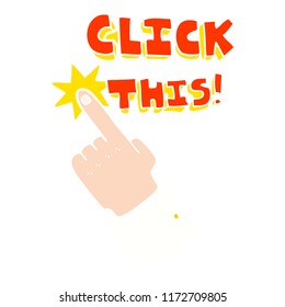 flache farbige Abbildung dieses Symbols mit der Hand