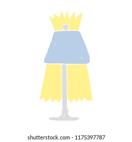 flat color illustration of lamp