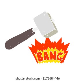 flache Farbgrafik des Palettenknangings