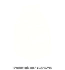 flat color illustration of milk carton
