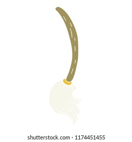 flat color illustration of mop
