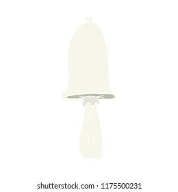 flat color illustration of mushroom