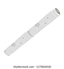 flat color illustration of old pipe