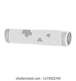 flat color illustration of old pipe