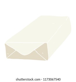 flat color illustration of pack of office paper