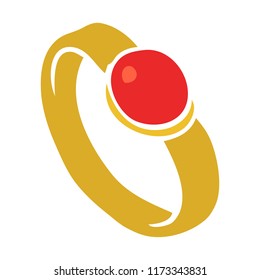 flache Ringfarbgrafik