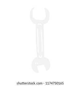 flat color illustration of spanner