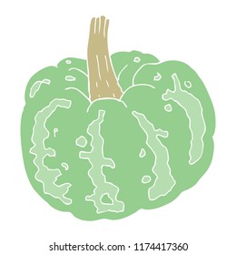 ilustración de color plano de squash