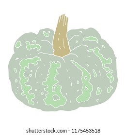 ilustración de color plano de squash
