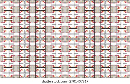 Flache Farbe minimalistisch Tapete Muster mit Dreiecken und Quadraten
