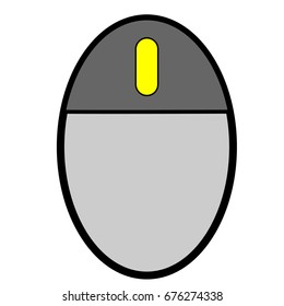 flat color mouse icon