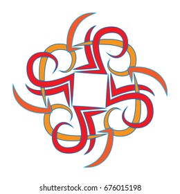 flat color ornament icon