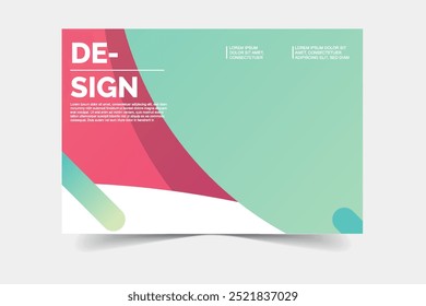 Plantillas de fondo abstracto del cartel del color plano