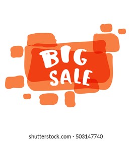 Flat color rectangle design big sale stickers. Vector illustrations for online shopping, product promotions, website and mobile website badges, ads, print material.