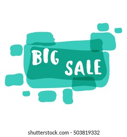 Flat color rectangle design big sale stickers. Vector illustrations for online shopping, product promotions, website and mobile website badges, ads, print material.