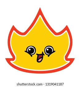 dibujos retro a color plano de un incendio