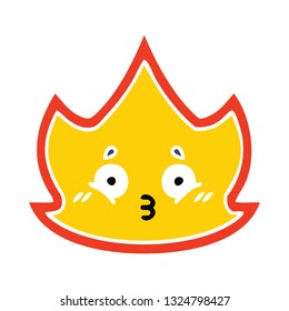 dibujos retro a color plano de un incendio