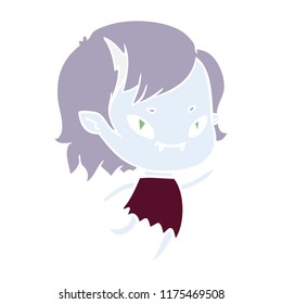 estilo de color plano dibujos animados amigable vampiro corriendo