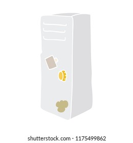 flat color style cartoon locker