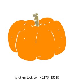 flat color style cartoon pumpkin