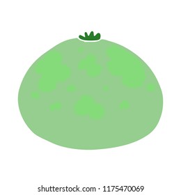 squash de dibujos animados de color plano