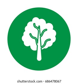 flat color tree icon