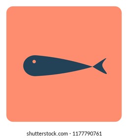 Flat Color Vector Fish Cards