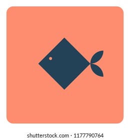 Flat Color Vector Fish Cards