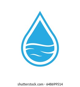 Flat color water icon
