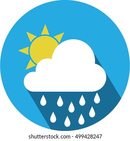  flat color weather icons 