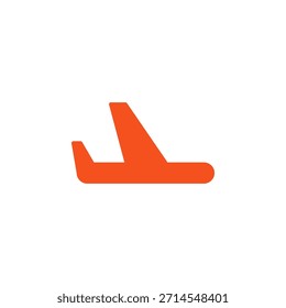 Flat Colored Airplane Mode Icon for Flight and Network Disconnection