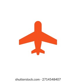 Flat Colored Airplane Mode Icon for Flight and Network Disconnection