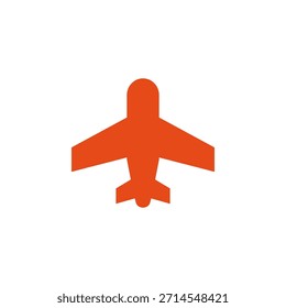 Flat Colored Airplane Mode Icon for Flight and Network Disconnection