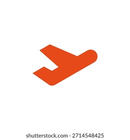Flat Colored Airplane Mode Icon for Flight and Network Disconnection