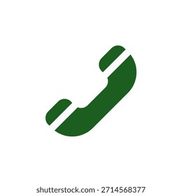 Ícone de Chamada de Cor Plana para Comunicação e Contato de Telefone Celular