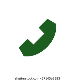 Ícone de Chamada de Cor Plana para Comunicação e Contato de Telefone Celular