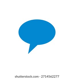 Icono de comentario de color plano para Comentarios y revisión social