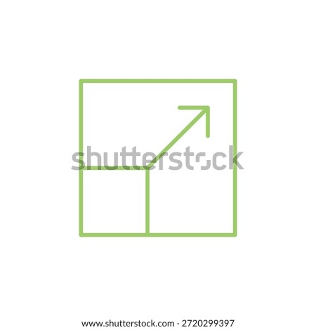 Flat Colored Exit Fullscreen Icon for Interface Navigation