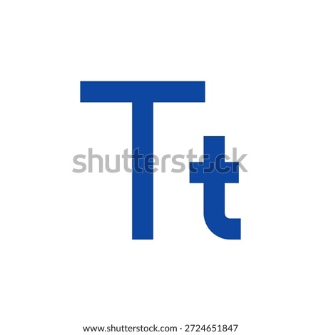 Flat Colored Font Size Icon for Typography Settings