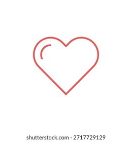 Conjunto de iconos de corazón de color plano en contorno y estilo sólido para la atención médica y el compromiso social