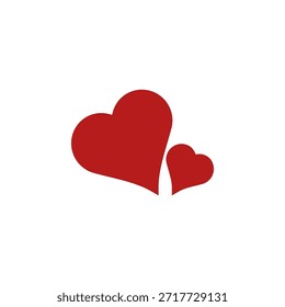 Conjunto de iconos de corazón de color plano en contorno y estilo sólido para la atención médica y el compromiso social
