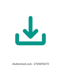 Conjunto de iconos de bandeja de entrada de color plano en contorno y estilo sólido para la navegación de la interfaz