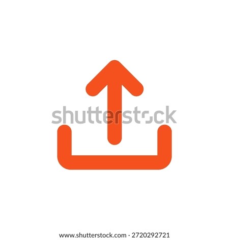 Flat Colored Outbox Icon Set in Outline and Solid Style for Interface Navigation