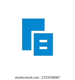 Flatfarbenes Einfügesymbol für Dateiduplizierung