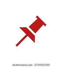 Icono de pin de color plano para marcador de Locación y navegación