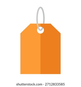 Um ícone de etiqueta de preço de cor plana adequado para etiquetagem de produtos, preços de loja, merchandising de varejo e categorias de compras.