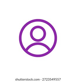 Icono de Perfil de color plano para Perfil de Cuenta