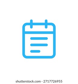 Icono de horario de color plano para planificación de tiempo y gestión de citas